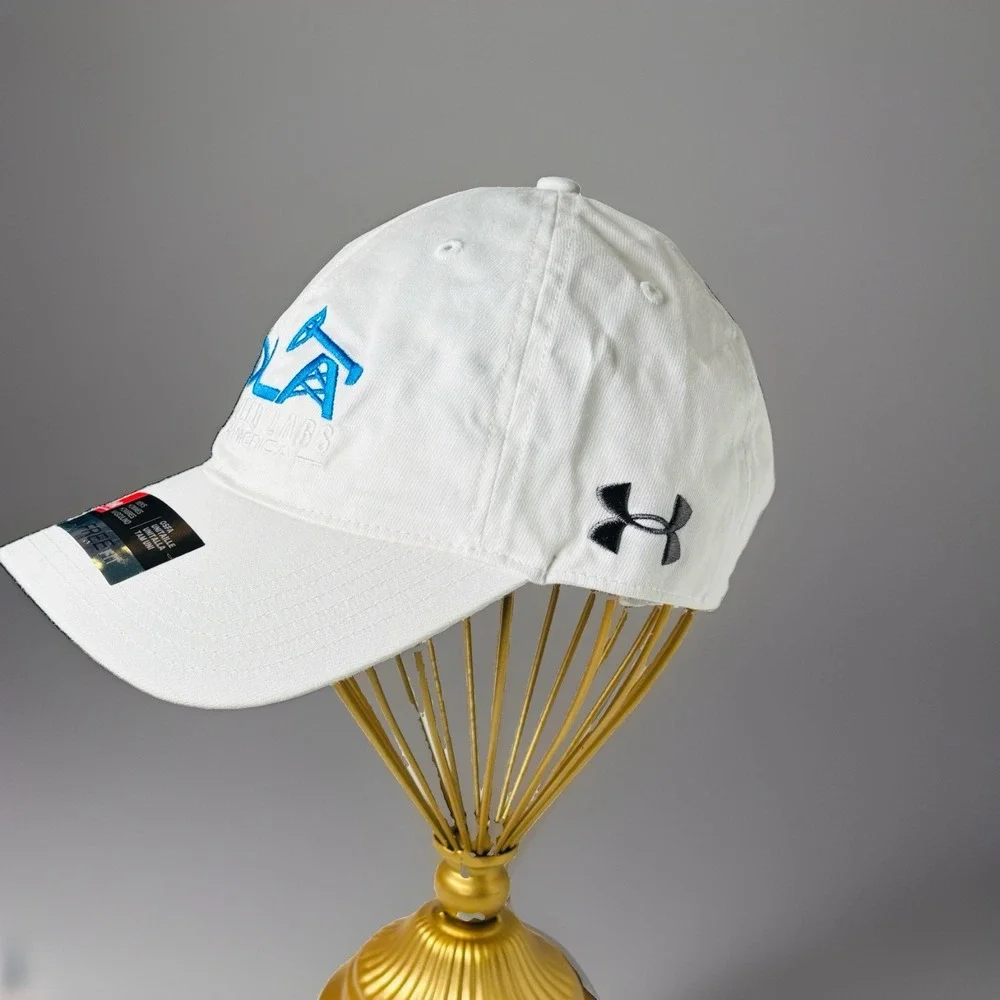 Under Armour Cap OLA Oilfield Labs of America Hat White Men OSFA 1282140 2017